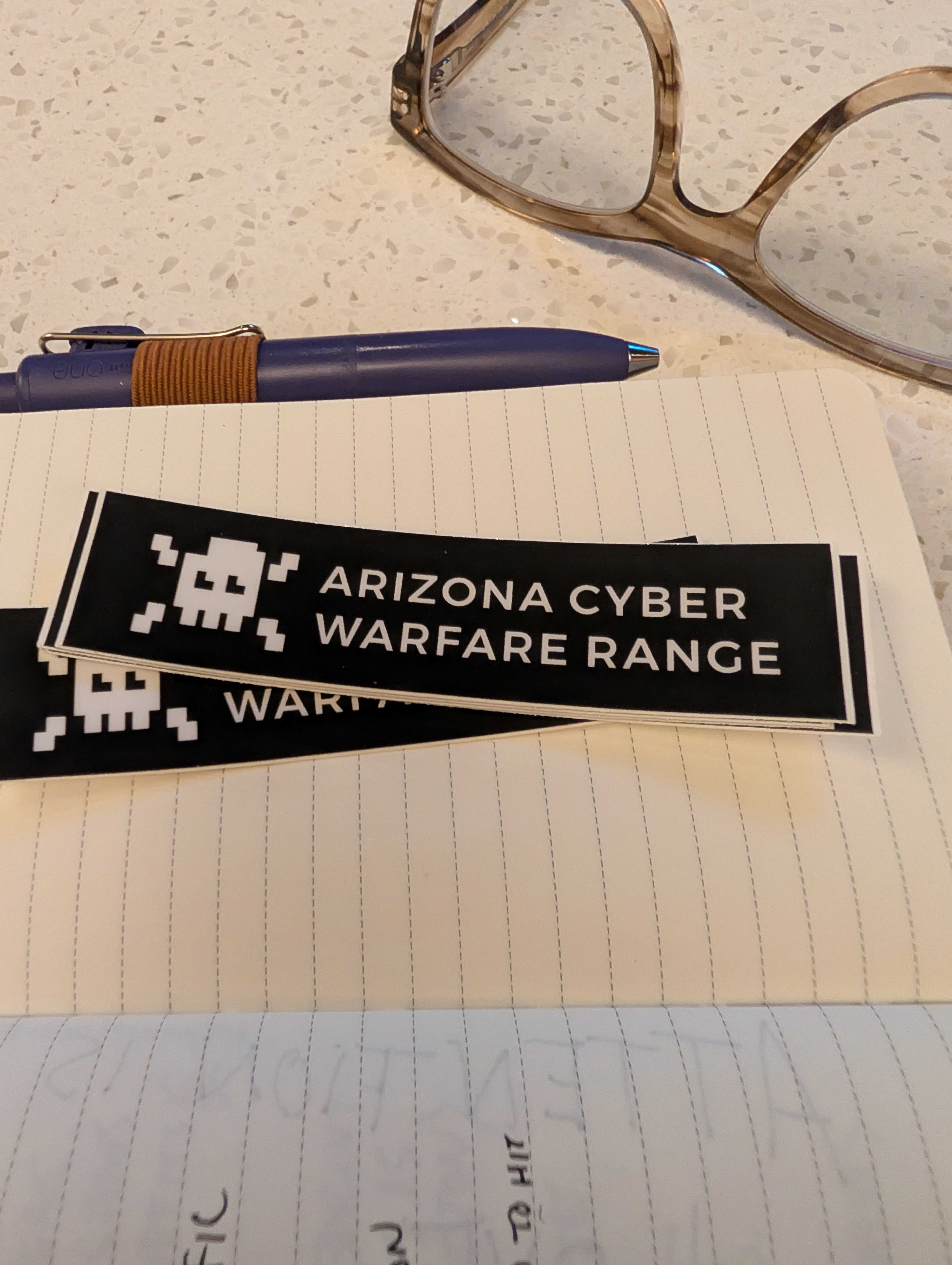 Arizona Cyber Warfare Range stickers
