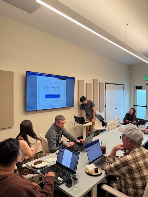Attendees working through AWS security scenarios